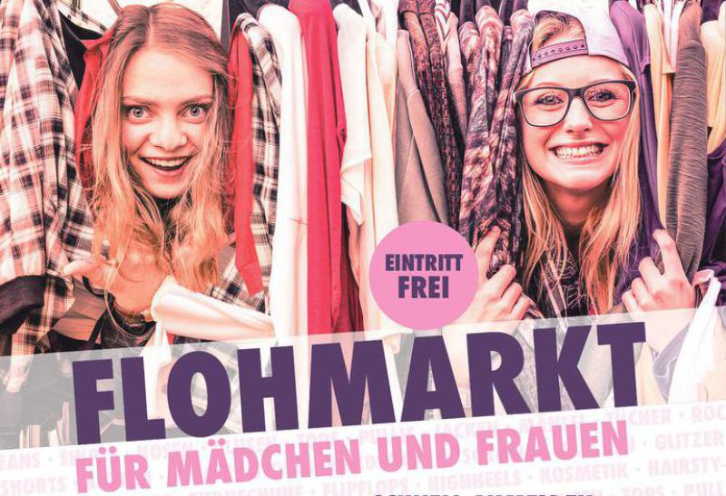 Flyer Flohmarkt für Mädchen und Frauen