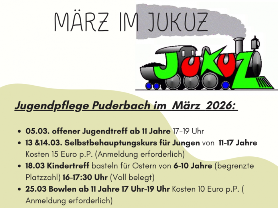 Flyer Jugendpflege Puderbach