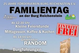 Flyer Burg Reichenstein Familientag