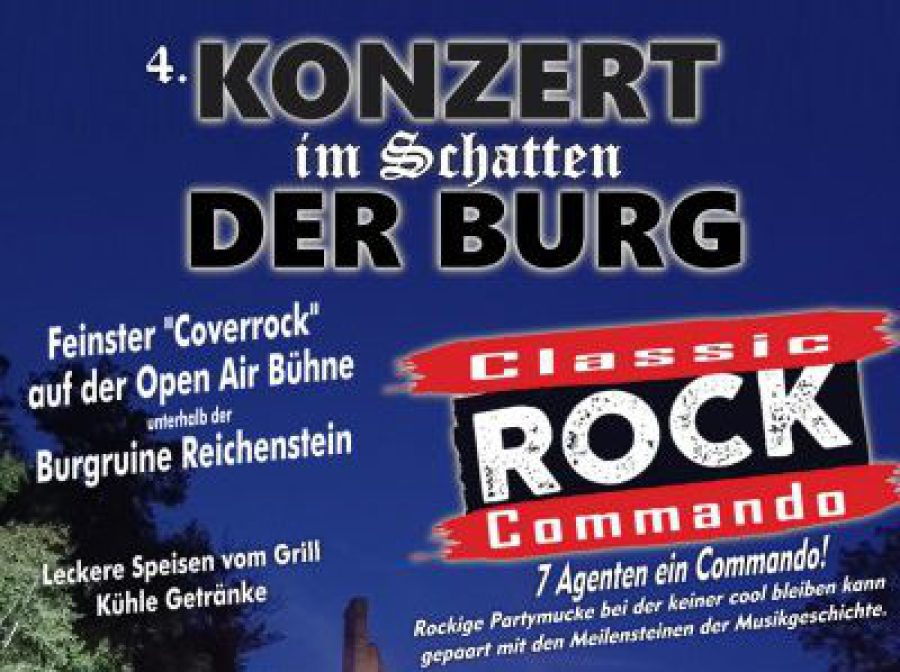 Flyer Konzert im Schatten der Burg