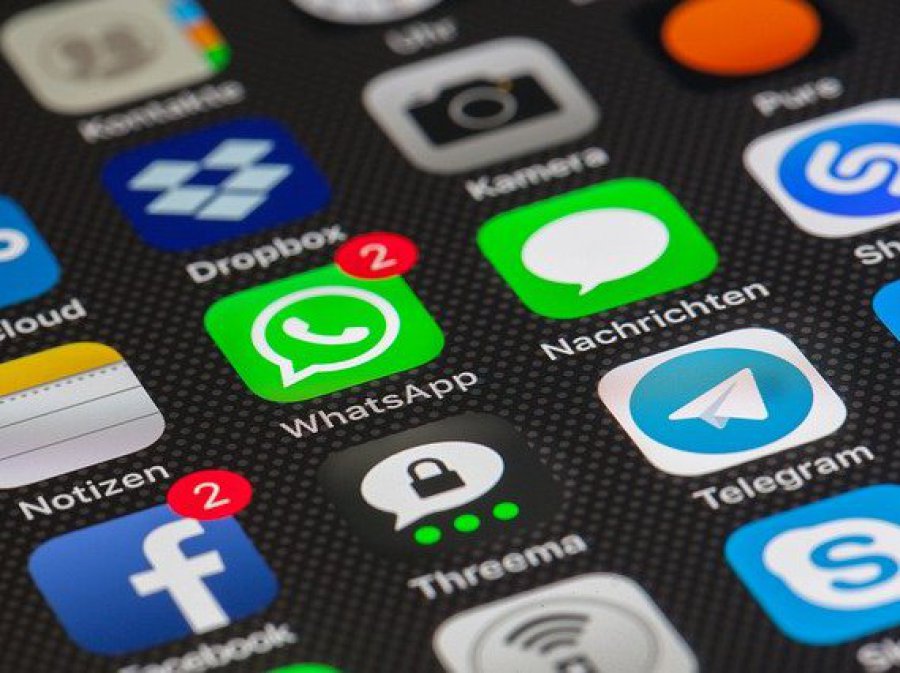Apps auf Smartphone-Bildschirm