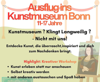 JuKuZ Flyer Ausflug in Kunstmuseum
