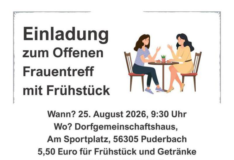Flyer Offener Frauentreff August 2026
