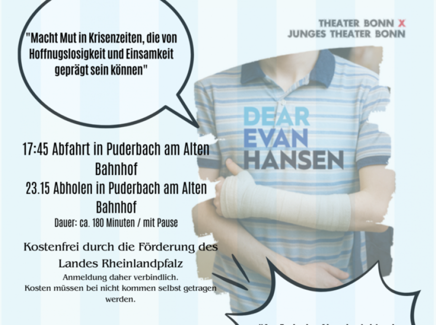 Flyer Jukuz Theaterfahrt